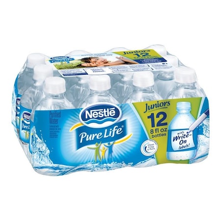 Nestle Waters Pure Life Bottled Water 8 oz PK12 68274-19510